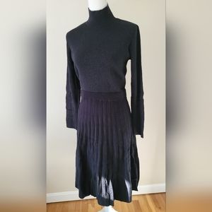 Very heavy and warm mock turtleneck sweater dress